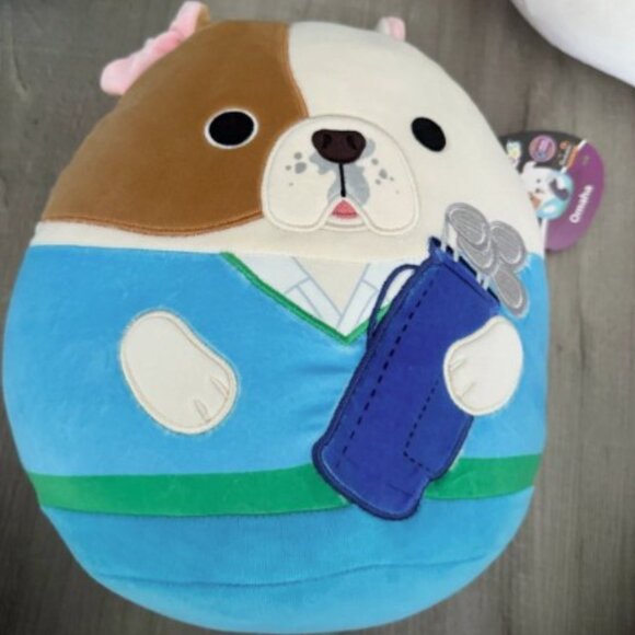 Warren Buffett Charlie Munger Omaha Dog Squishmallow 10" 2025 Berkshire Hathaway - Picture 15 of 16